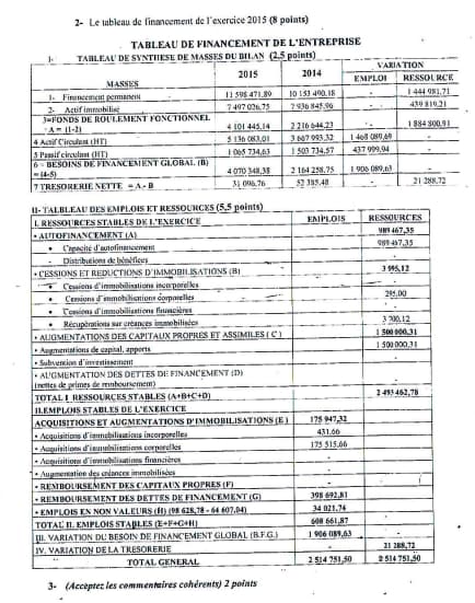 Correction Exam fin formation EFF 2016 TSGE V2